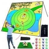 Battle Golf Chipping Game, 80"x80" Mat