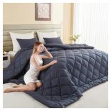 128x120" Extra Large King Comforter, Grey