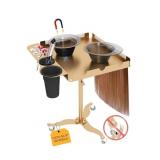 Hairstylist Cart, 39"x 11", gold