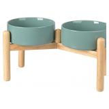 SPUNKYJUNKY Elevated Dog Feeding Stand - 60oz