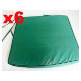 Patio Chair cushions 18x19.5x2" , set of 6