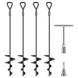 Phopich 30" Heavy Duty Earth Anchors Kit