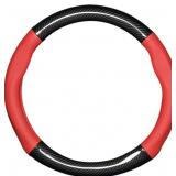 Autsop Steering Wheel Cover, 15 Inch (Red)