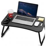 Laptop Bed Desk, Foldable Table, 25"w