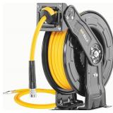 AIRZILLA Steel Retractable Hose Reel, 3/8"x65Ft
