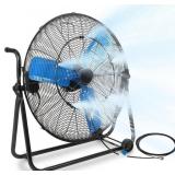 24" misting fan