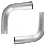 3" 90 Bend Exhaust Pipe, 2PCS Stainless Steel
