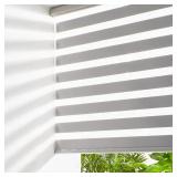 Persilux Cordless Zebra Blinds (33" W X 64" H)