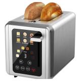 Stainless Steel Touchscreen Toaster with Timer