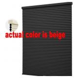 Cordless Cellular Shades - 55" W x 72" H, beige