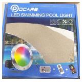 10" LED Pool Light, 54W, Color Changing, 60