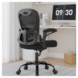 Office Chair, Ergonomic Mesh, Adjustable, Black
