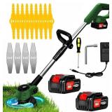Electric Weed Wacker 21V 4.0Ah Cordless Trimmer