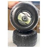 Pair Flat Free 11x6.00-5 tires
