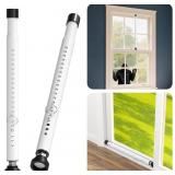 Sliding Door/Window Lock Bar, 17-50 inch, 2 Pack