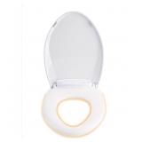 Brondell LumaWarm Round Night Light Toilet Seat