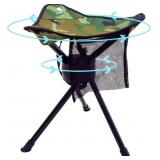 GEERTOP Portable Camping Swivel Folding Stool