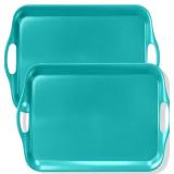 KINGEN 2-Pack Evergreen Bamboo Fiber Trays, 18x13"