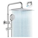 Rainfall Shower Head Combo - 10 Inch, 9 Modes