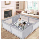 Large Baby Playpen 79x79 Inch