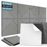 AKUMAX 8 Pcs acoustic Panels for Wall