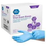 MED PRIDE Nitrile Vinyl Blend Exam Gloves, Large