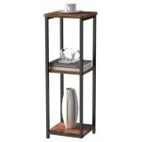 10" Wide Square Drink Table - 3-Tier, Space-Saving