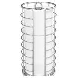 Toilet Paper Holder, Freestanding, 3 Roll, Silver