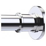 BRIOFOX Shower Curtain Rod 43-72 Inch Stainless