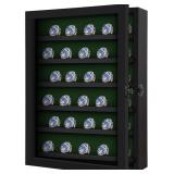 Ring Display Case - 30 Posts, Black