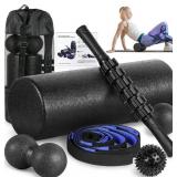 Foam Roller Set - Back Roller & Massage Ball