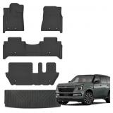 2025 Nissan Armada Floor & Trunk Mats, 8 Seats