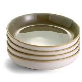 4pc Resona 41 fl.oz. Moss Green Stoneware Bowls
