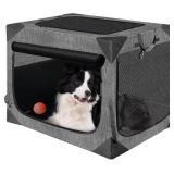 Dog Crate, Collapsible Soft Travel Crate