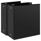 3 Ring Binder, 3-Inch Round Ring, 2 Pack