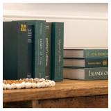 12 Decorative Faux Books, Green