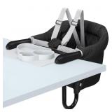 Hook-On High Chair, Fold-Flat Storage, Cushion