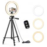 Sensyne 12" Ring Light, 50" Tripod Stand