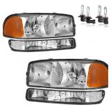 pair Headlights for 99-07 GMC Sierra, Yukon