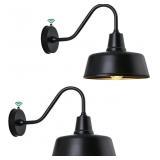 pair 11 Inch Outdoor Barn Light Dusk to Dawn