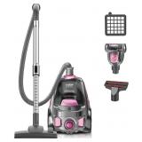 32Kpa Canister Vacuum, 1600W, Double HEPA Filters