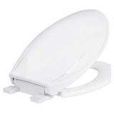 Elongated Comfort Fit Toilet Seat, Slow Close