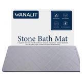 Stone Bath Mat, 23.5x15"