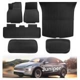 6pc All Weather TPE Floor Mats for 25-26 Tesla Y