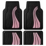 Road Comforts Car Floor Mats 4pc Set Pink