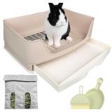 Rabbit Litter Box w/Drawer