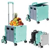 Foldable Utility Cart, 14.96 * 14.96 * 31.3"