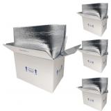 15x10x11" Insulated Shipping Boxes (4 Pack)