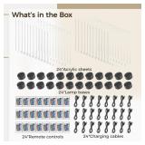 22pc yeesport 3D LED Night Light Lamp Bases/Remote