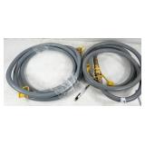 pair 3/4" natural gas hose, low pressure